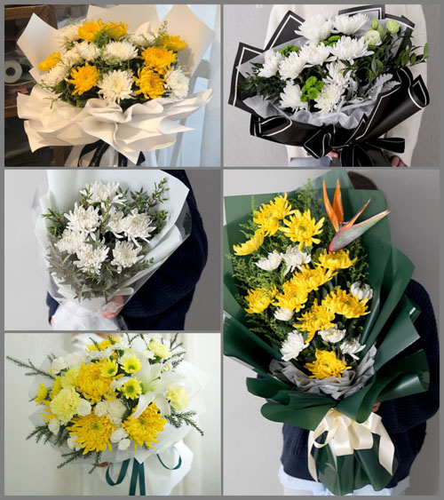 广东揭阳市普宁市占陇镇定厝寮村白事花束代送
